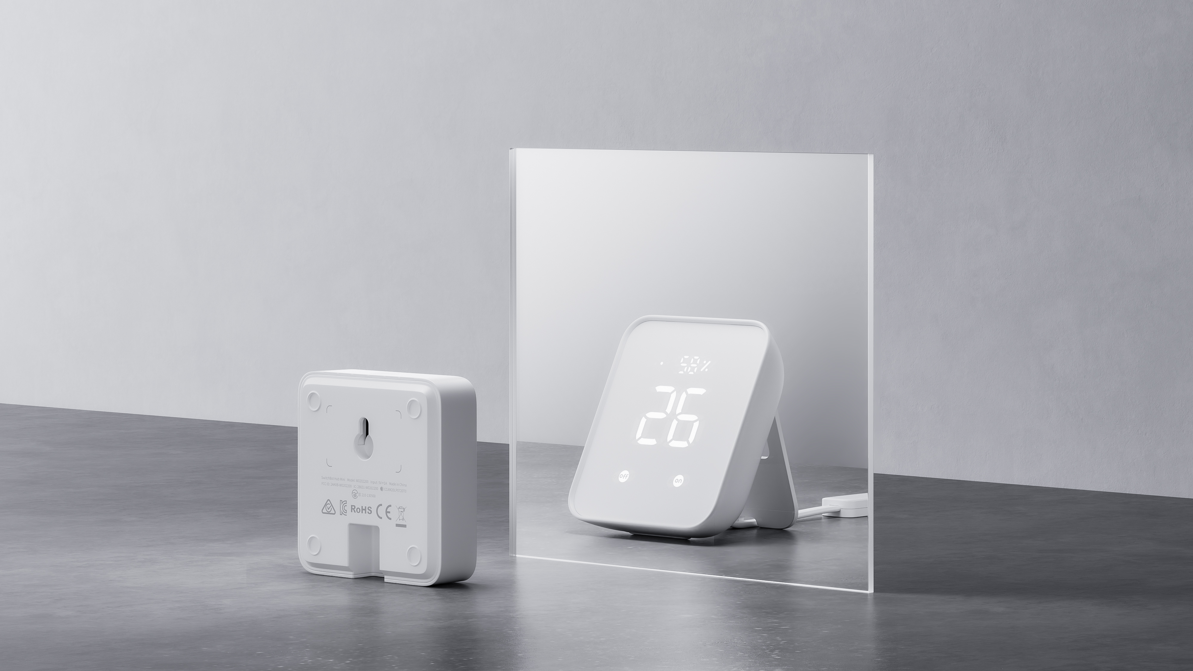 SwitchBot Hub 2 in a modern living room