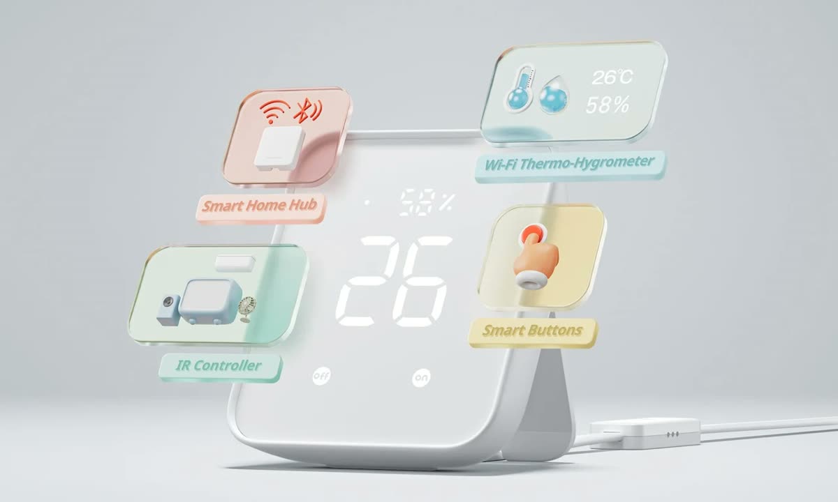 Hub 2 controlling multiple IR appliances and smart home devices