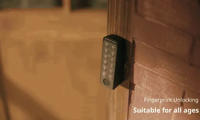 NFC card unlocking a SwitchBot Keypad Touch