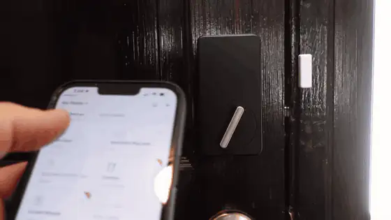 SwitchBot Lock being unlocked from the phone app