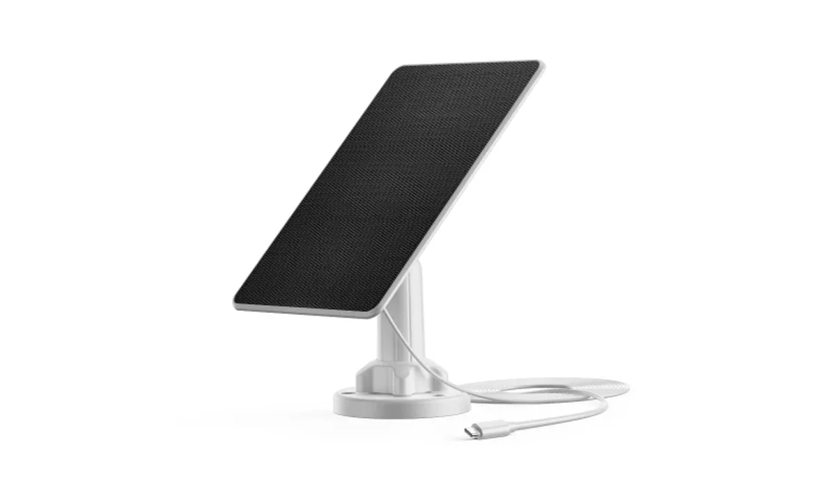 Solar Panel for Doorbell product image with charging cable